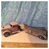Rustic Buddy Two-Piece Fire Truck + Tonka - Display or Restore
