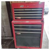 Sears Craftsman Red Tool Chest Set with Keys & Contents