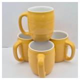 Set of Four Barell Shaped (538) Vintage HALL Mugs