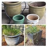 Outdoor Garden Pots, Planters & Stand
