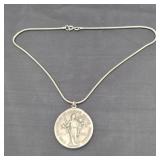 Longines Symphonette Sterling Silver Bicentennial Liberty Pendant (#1)