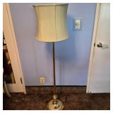 Elegant Polished Brass Multi-Socket Floor Lamp