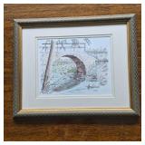 “The Bridge on the River Quiet” by Maryse Proctor – Pen & Ink Drawing