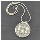 Longines Symphonette Sterling Silver Bicentennial Liberty Pendant (#2)
