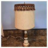 Mid-Century Stiffel-Style Gold Gilt Table Lamp
