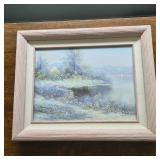 Ribbed Wood Frame Oil Painting on Canvas, Susan