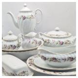 Creative Fine China 'Island Rose' Serving Pieces Set