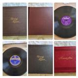 Vintage 78 RPM Record Lot in Four Bound Albums