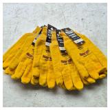Five Pairs Wells Lamont Handy Andy Gloves - Unused