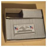 Box of 200 Unused Vintage Metal Blank SS Cards