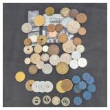Mixed World Coins, Tokens & Collectibles