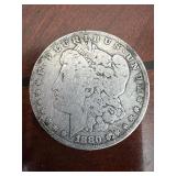 1880-O Morgan Silver Dollar New Orleans Mint