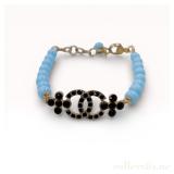 Authentic Chanel C23A Resin Bead CC Logo...