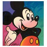 Peter Max Mickey Mouse Disney Signed Serigraph...