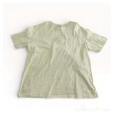 Hermes Vintage Pale Green Cotton T-Shirt...