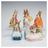 5pc Beatrix Potter Figurine Lot 2 Signed...