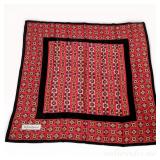 Yves Saint Laurent Silk Scarf Geometric Tile...