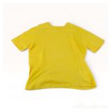 Hermes Yellow Cotton T-Shirt Statue Embroidery...