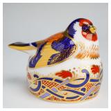 Royal Crown Derby Goldfinch Nesting Paperweight...