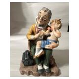 Vintage Geo Z Lefton Country Doctor and Child...