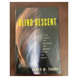 Blind Descent James M. Tabor 1st Printing HB