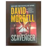 Scavenger David Morrell 1st Printing Hardcover