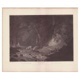 Large 1791 Boydell Shakespeare Folio Engraving...