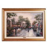 Thomas Kinkade Carmel Sunset on Ocean Avenue...