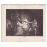 Boydell Shakespeare Gallery Engraving 1790 John...