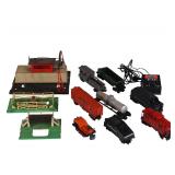 Lionel Train Lot Caboose Tank Cars Transformer...