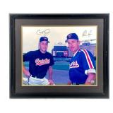 Cal Ripken Jr. & Nolan Ryan Hand Signed MLB...