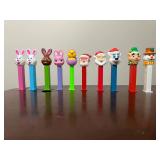 Lot of 10 Mixed Holiday PEZ Dispensers -...