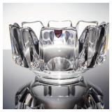 Orrefors Corona Crystal Bowl Lars Hellsten LH...