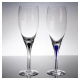 Pair Orrefors Intermezzo Champagne Flutes 2...