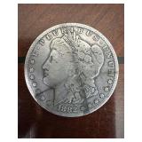 1882-S Morgan Silver Dollar San Francisco Mint