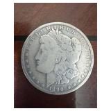 1890-O Morgan Silver Dollar New Orleans Mint