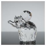 Swarovski Silver Crystal Small Elephant Raised...