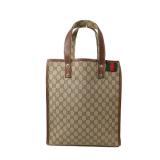Gucci Small Vertical Web Loop Tote GG Supreme