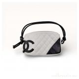 Authentic Chanel Ligne Cambon Quilted White...