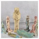Vintage Egyptian Style Stone & Faience...