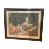 Charles Bird Signed Color Etching Madame de...