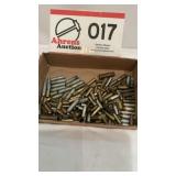 Various pistol rounds and brass