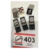 Zippo lighters-5 NASCAR series