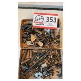 Various gun parts: external chokes, gun screws