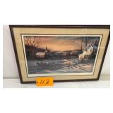 Terry Redlin print 'Together For The Season'