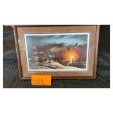 Terry Redlin print 'The Sharing Season