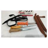 Fillet knives & Wenko knife with sheaths