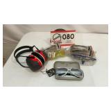 Elvis glasses, safety glasses & hearing protection