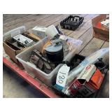 light fixtures, painter, adapter hose, draw slider