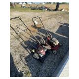 2 push mowers